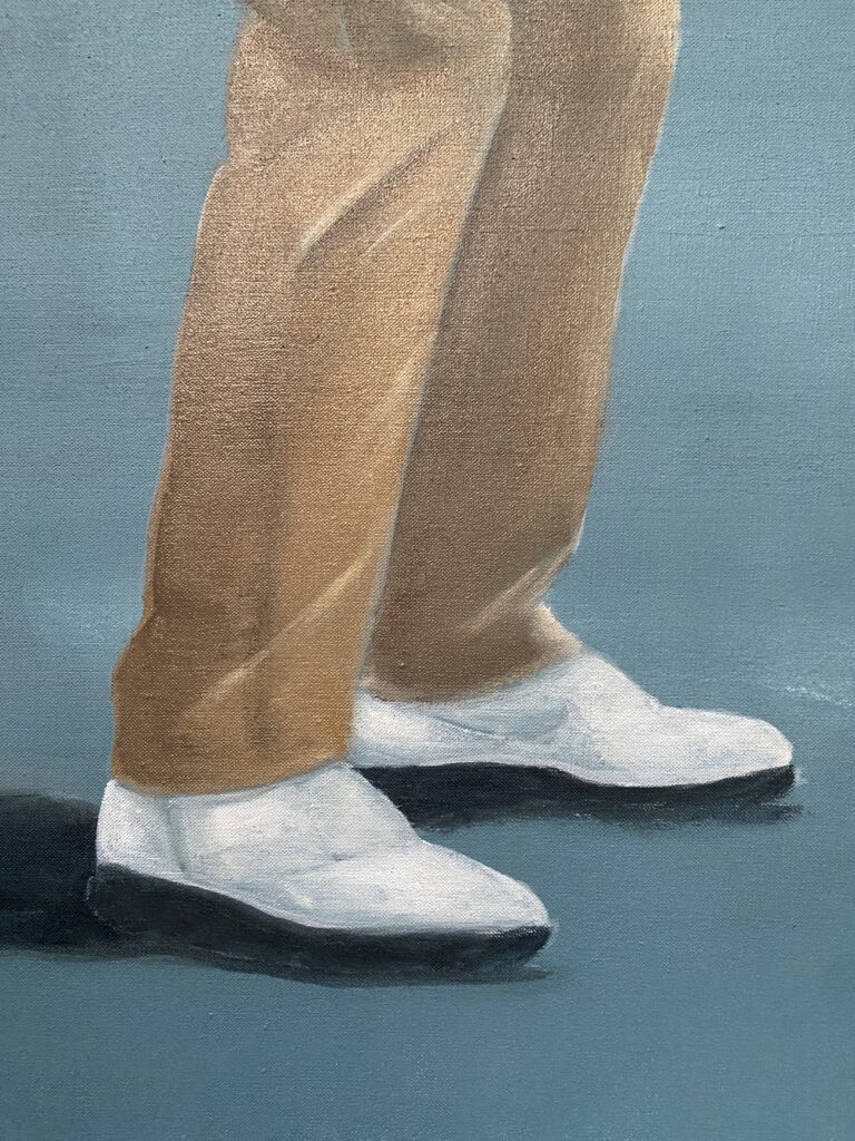 Part of Rage Against The Machine painting